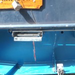 Badeleiter eingeschoben