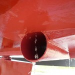 Heckstrahlruder Schraubentunnel Bild 3